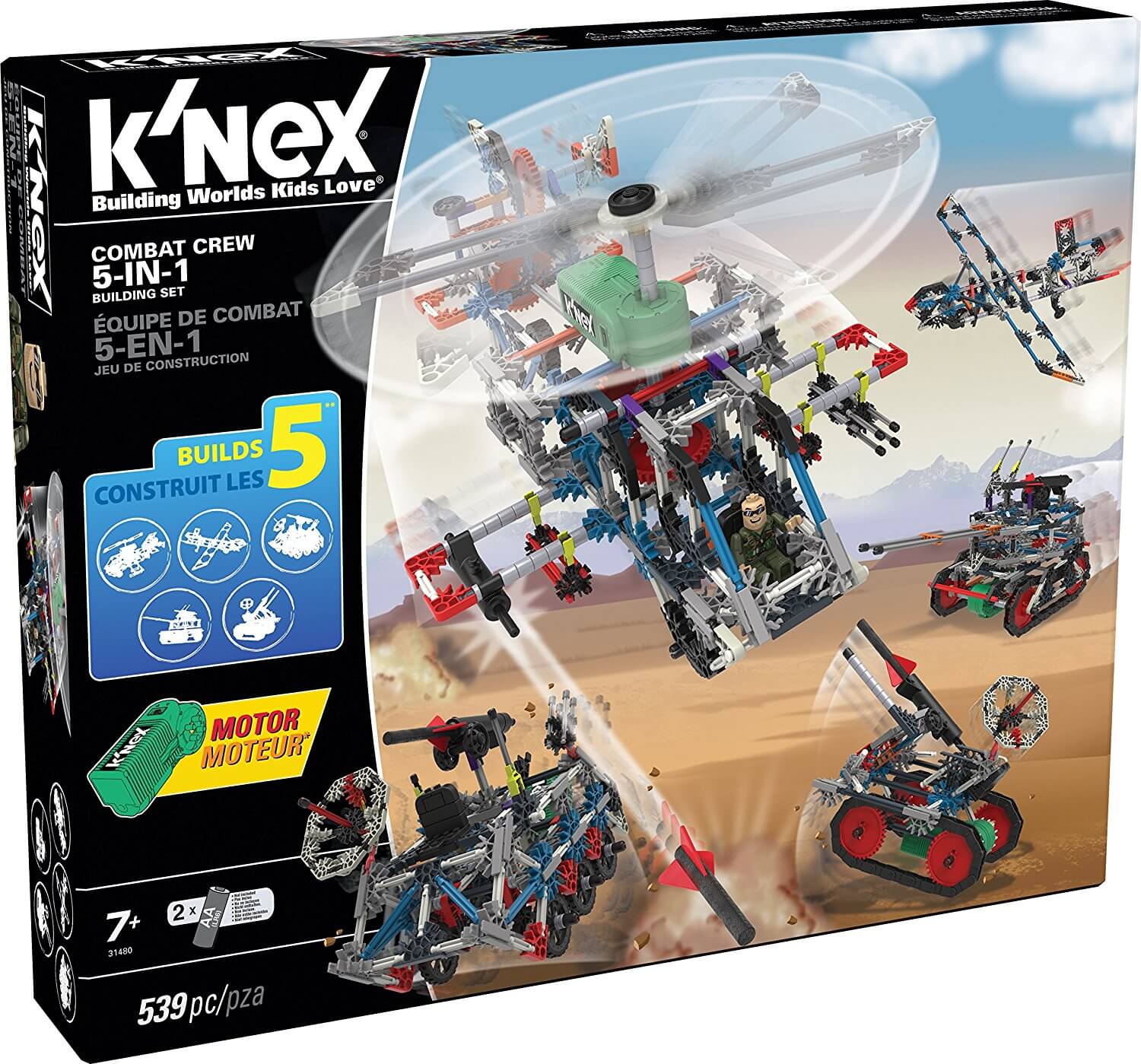 K’NEX Combat Crew 5-in-1 Building Set Review